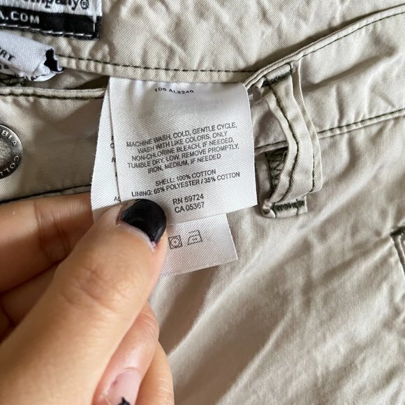 COLUMBIA CARGO PANTS ANKLE CAPRI WOMENS SIZE 6 POCKETS HIKING ATHLETIC - Picture 4 of 10
